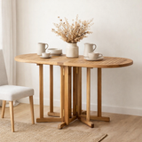 Table d'Appoint Huelva - Naturel, Teck, 120x60x75 cm en situation