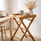 Table Plateau Ronda - Naturel, Teck, 29x39x49,5 cm en situation