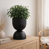 Pot de fleurs Tonar moyen en situation