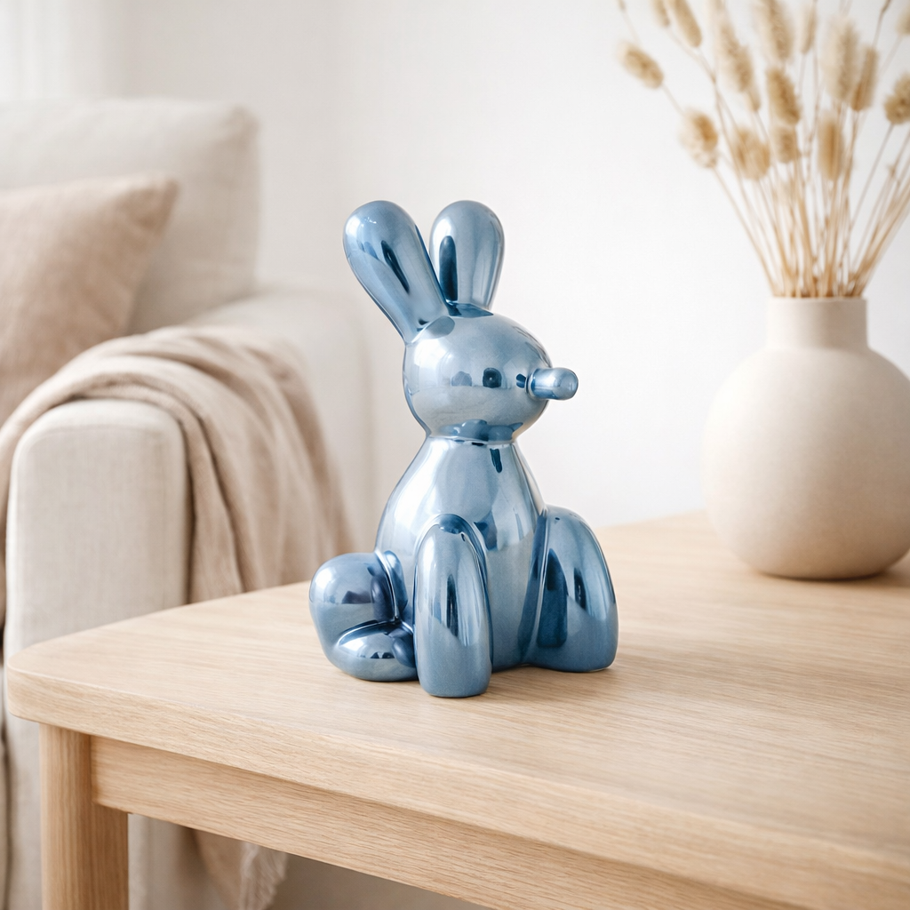 Statue Ballon Lapin Grand en situation