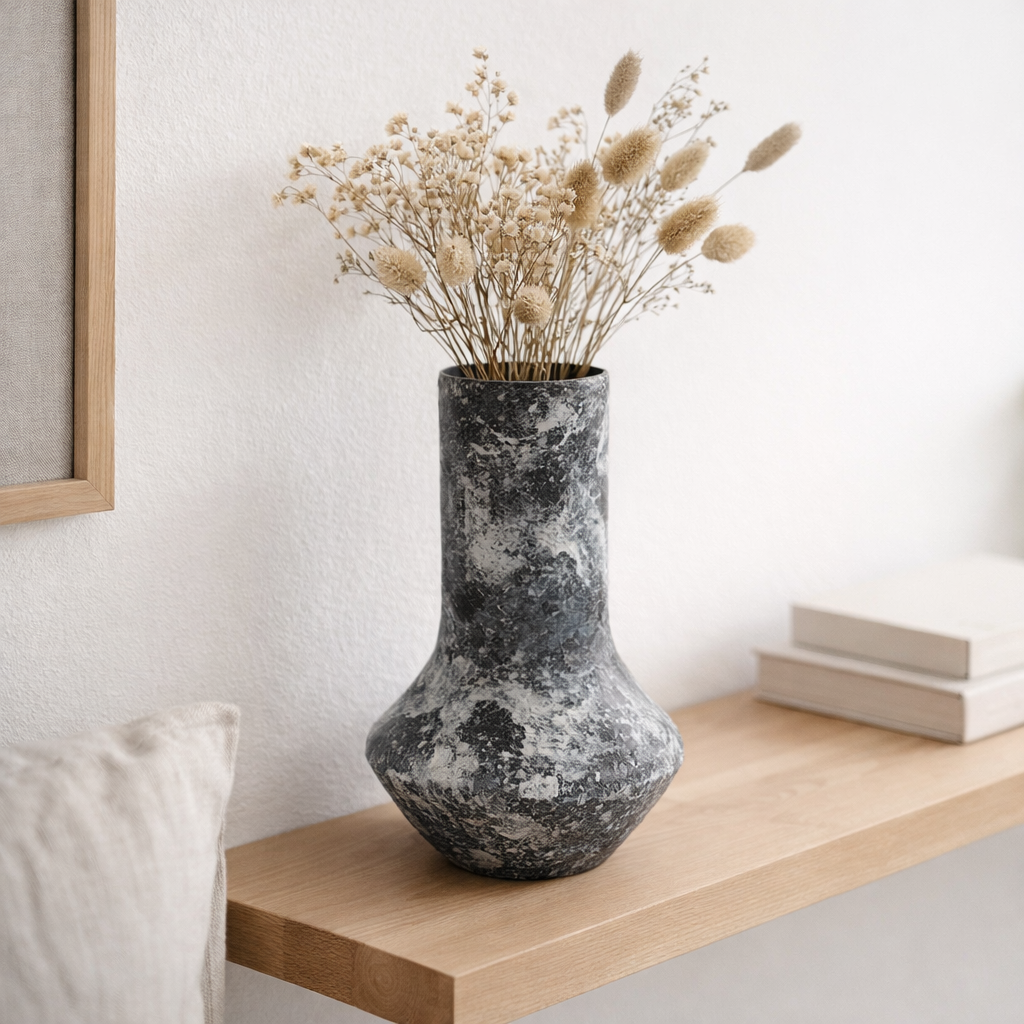 Vase Mosaïque Marbre en situation