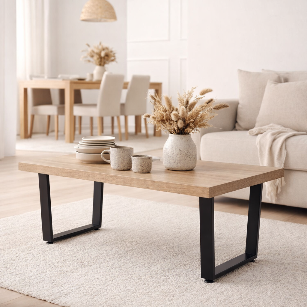 Table basse 120x60x40cm en situation