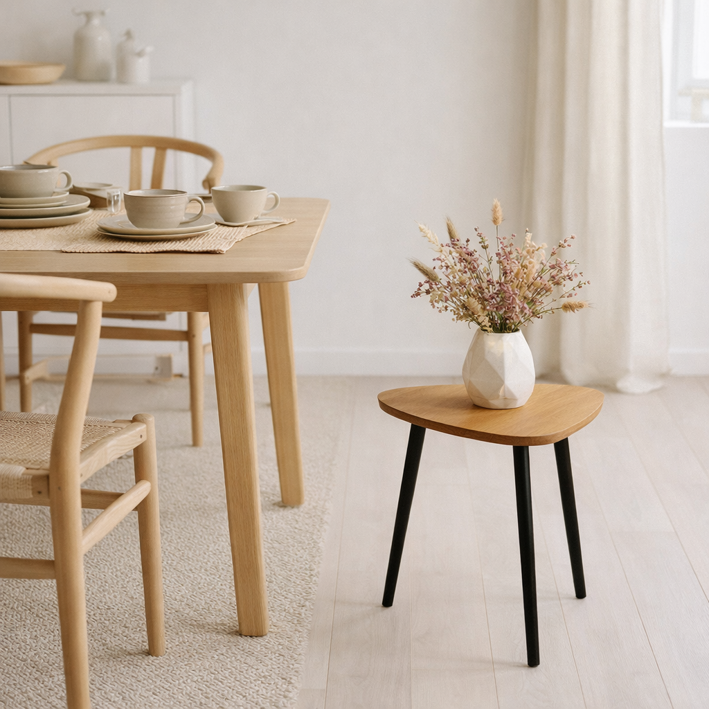 Table d'appoint 45x45 cm en situation