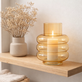 J -line Vase Lima - Glass - Oser - Grand - 22,5 cm de haut en situation