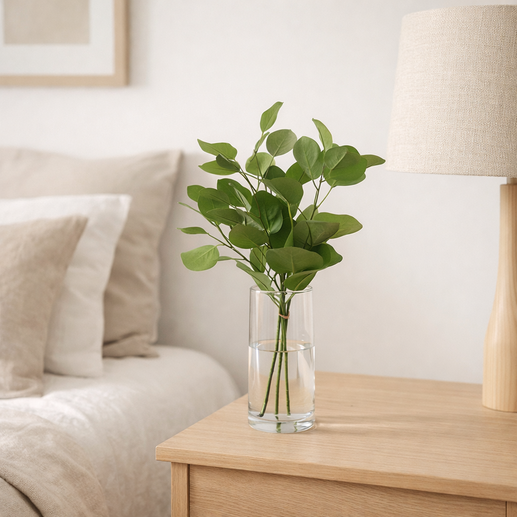 J-Line Eucalyptus Court En Bundel Plastiek Vert en situation