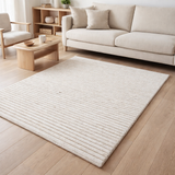 Tapis Mango - Ivoire, Tufté Main, 160x230cm en situation