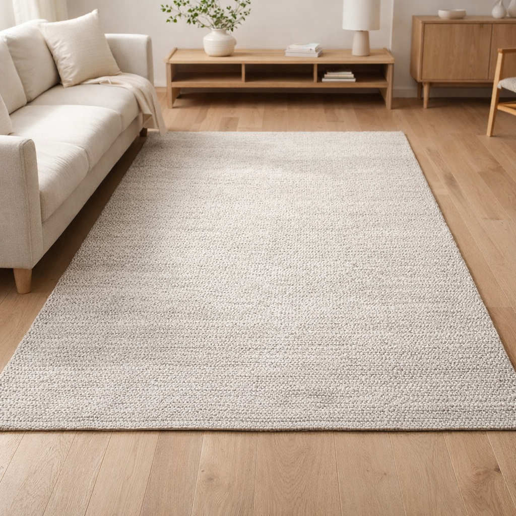 Mandi Rug - Tapis, tissé à la main, nature, 160x230 cm en situation