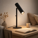 Lampe de Table Paris - Noir, Acier, 20 cm en situation