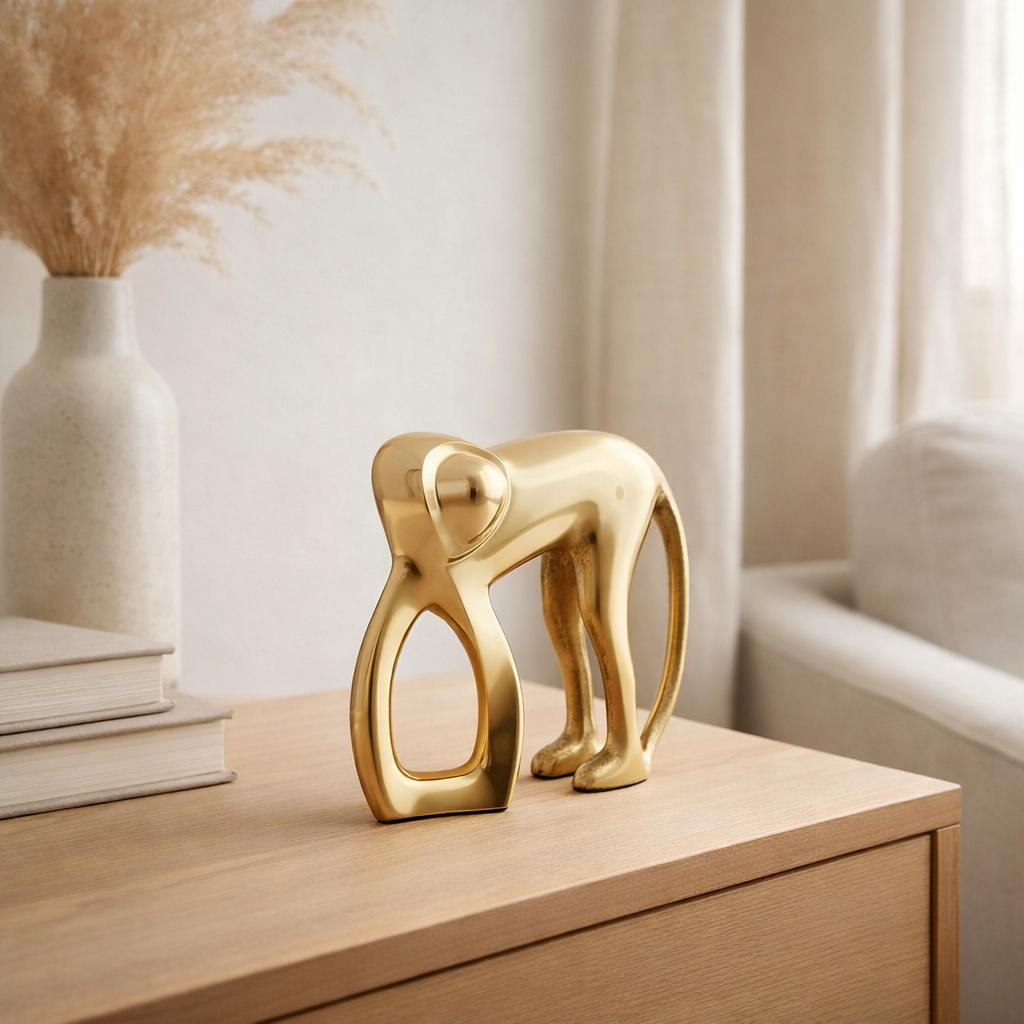 Statue Singe en situation
