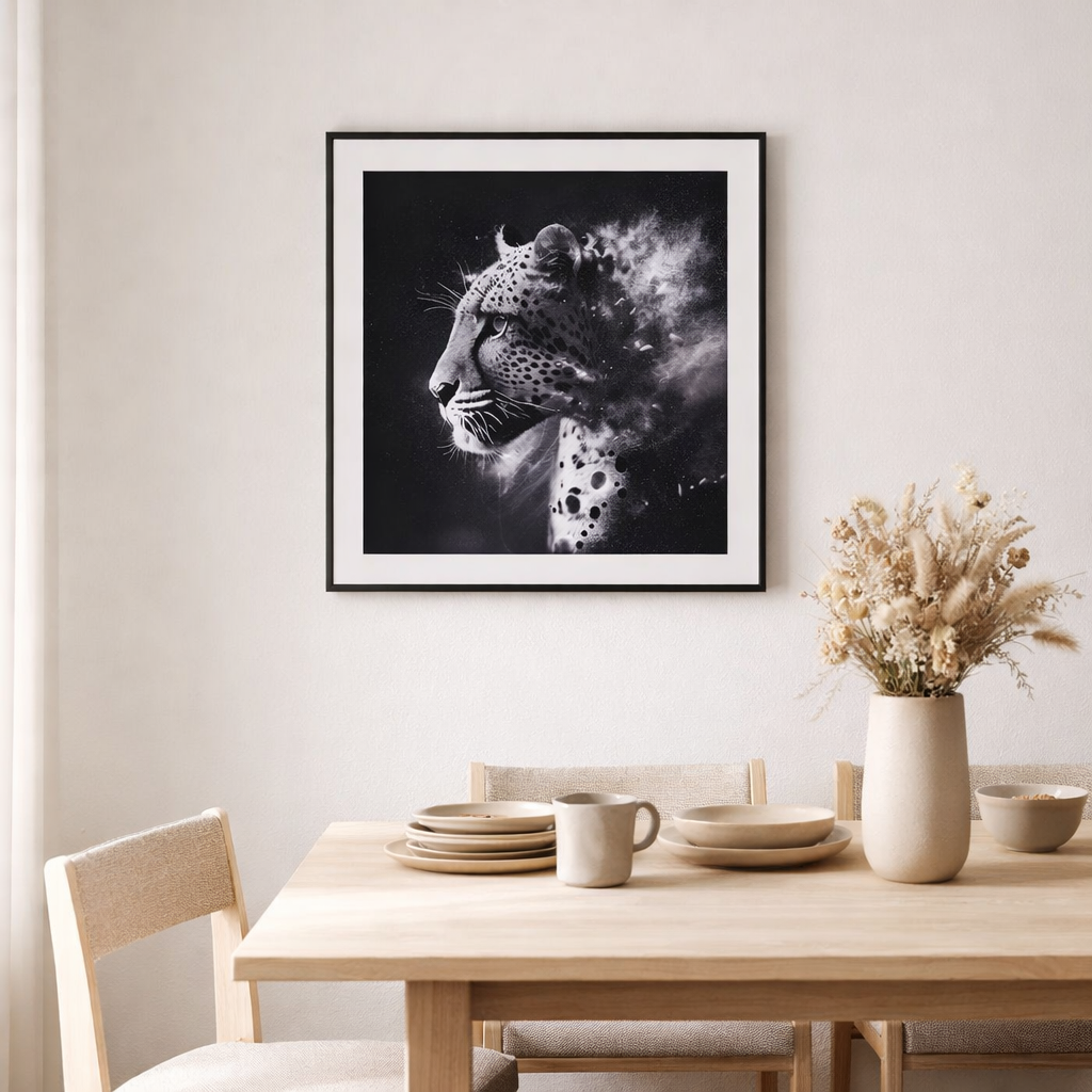 Photo d'art Léopard en situation