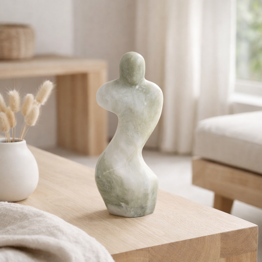 Statue Femme Abstraite en situation