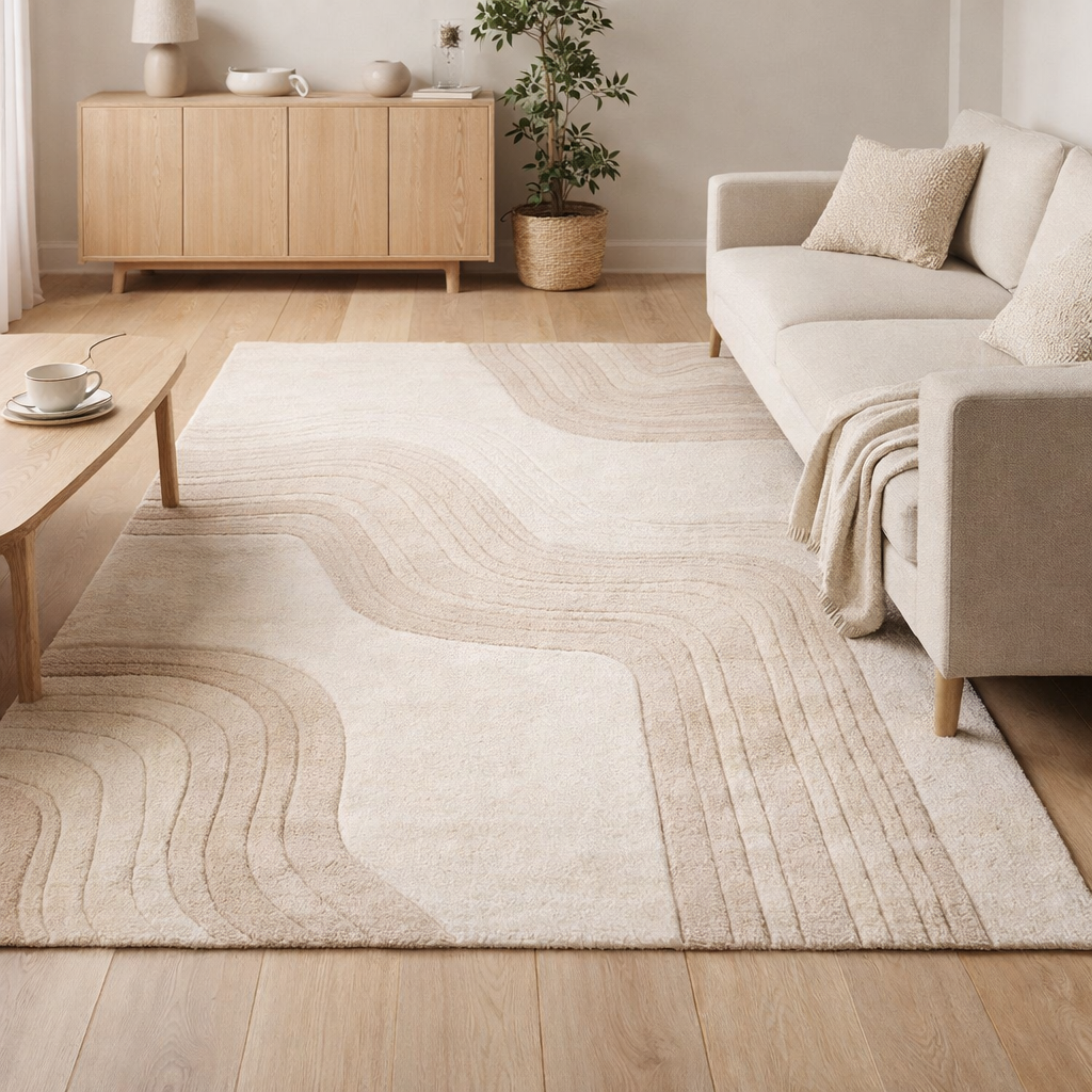 Lettre de tapis en situation
