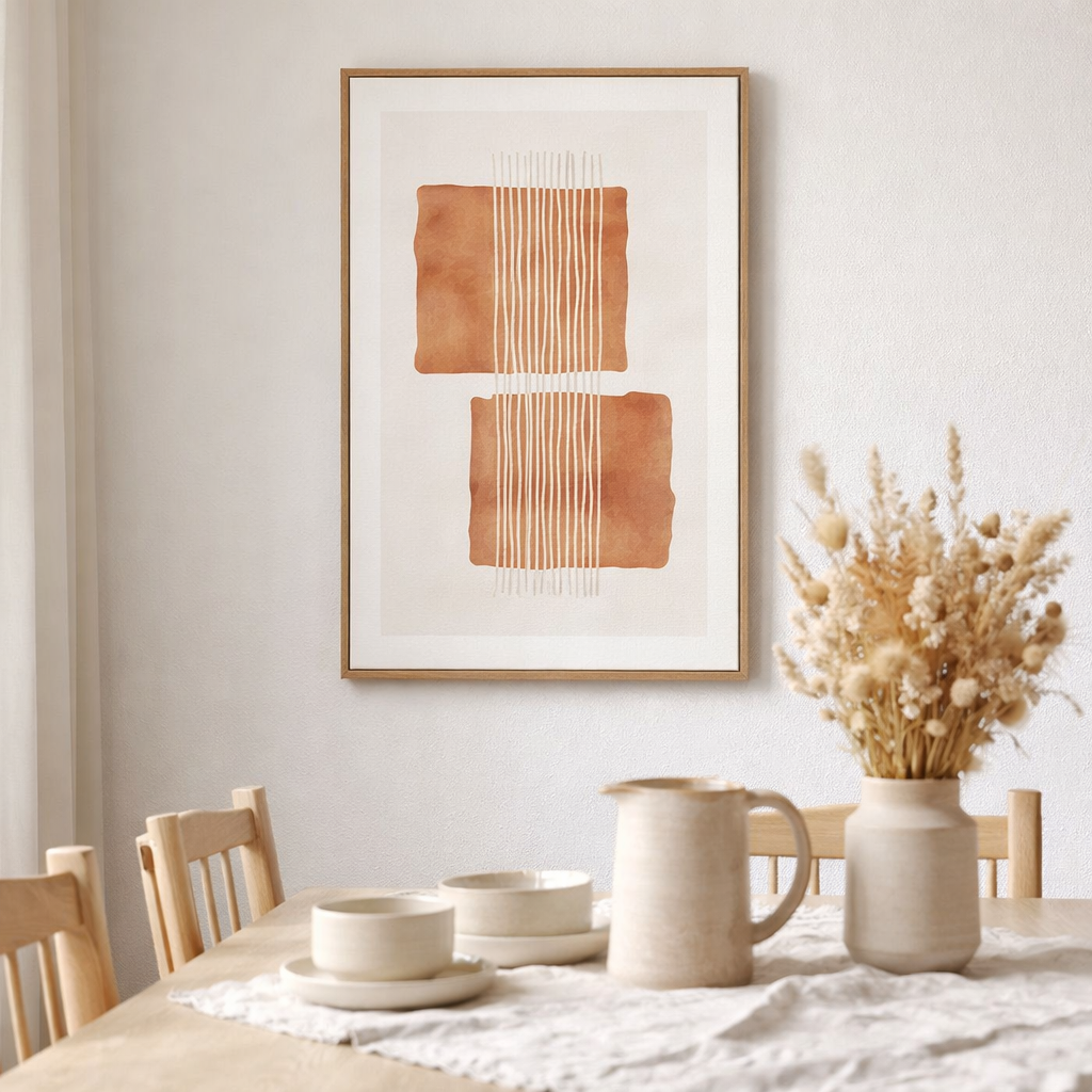 Mina Impression sur toile, toile, beige/marron, No.2, 50x70 cm en situation