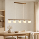 Suspension Halifax - Suspension, laiton, cordon en tissu 150 cm en situation