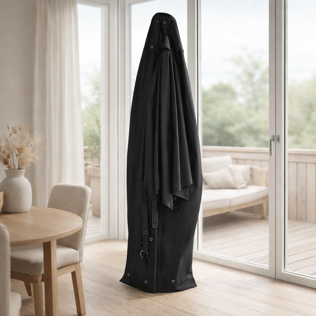 Housse de luxe - Noir, Polyester, 270x50/55cm en situation