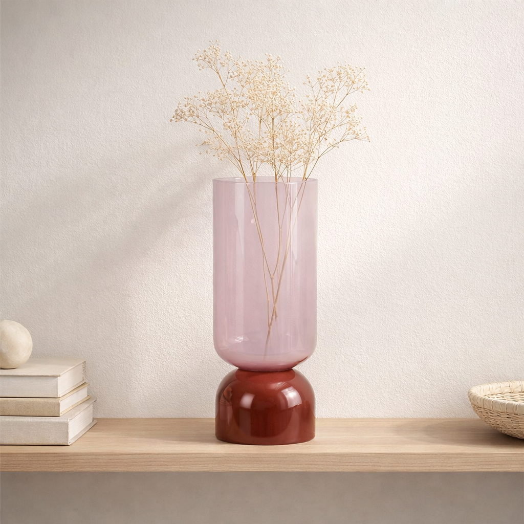 Vase Couleurs Variées Grand en situation