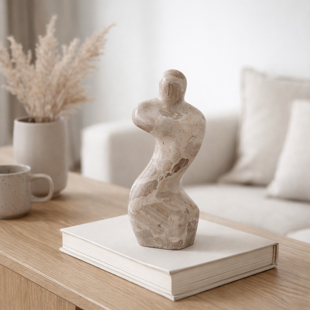 Statue Femme Abstraite en situation