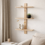 Étagère Almelo - Bois Naturel, Pinède, 50x15x83 cm en situation