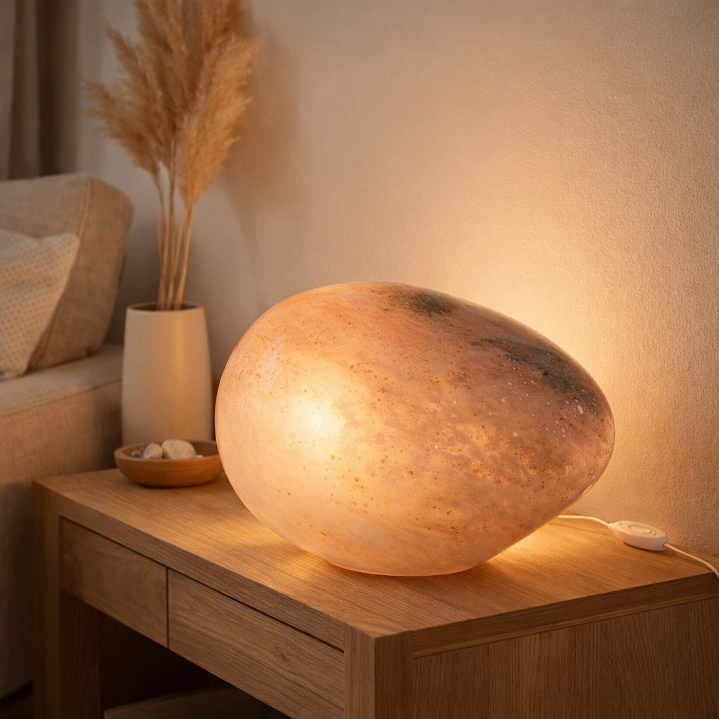 La lampe J -line Dany Oval - Glass - rose en situation