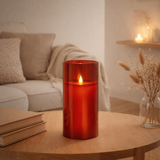 La lampe J -line Shiny - Verre - Rouge - Medium - Lights LED en situation