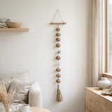 J-Lline Pendant Stone Rope - Riet - Naturel en situation