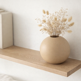 J -line Vase Bol - Céramique - Beige - Moyen - Ø 18 cm en situation