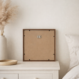 J-Line Cadre Photo Basic Bois Marron Foncé Grand en situation