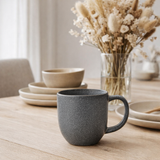 Tasse J-Line Louise - céramique - gris en situation