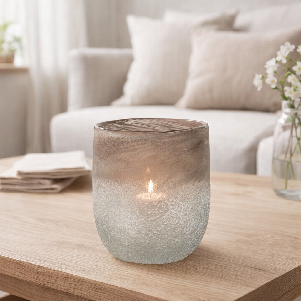 Lanterne J-Line Scavo - verre - gris - grande en situation
