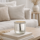 Lanterne J-Line Diamond - verre - argent - petite en situation
