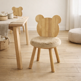 Chaise J-Line Enfant Ours - bois - naturel en situation