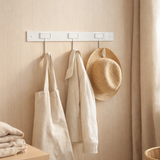 Porte-manteau J-Line - métal - blanc - petit en situation