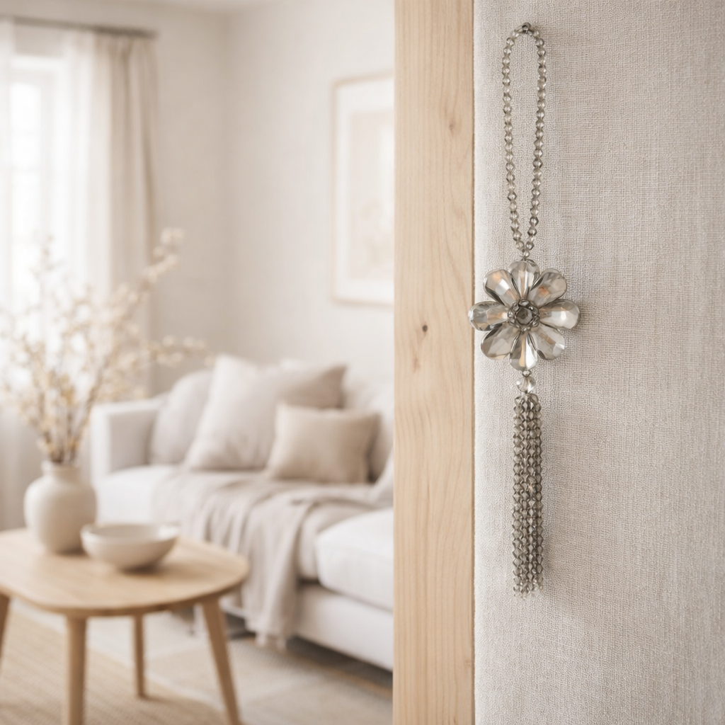 Suspension J-Line Pearl - plastique - gris - grand en situation