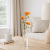 Fleur J-Line Marguerite - plastique - orange en situation