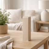 J-Line huisparfum Excellent - Muguet - verre - beige en situation