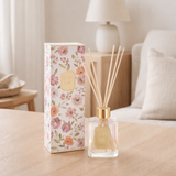 J-Line Bâtonnets parfumés Happiness Blooms - Mimosa & Rose - verre - blanc en situation