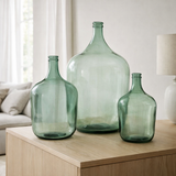 J -line Vaas Caraf - Glass - Groen - Large - Ø 37 cm en situation