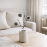 J-Line Branch Ball Thistle Trois Pièces Paillettes Plastique Argent en situation
