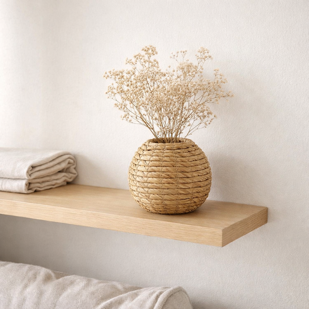 J -line Vase Yumi Bol - Bamboo - Natural - Extra Small - Ø 17,5 cm en situation