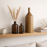 J -line Vase High - Ceramic - Brown - Small - 42 cm de haut en situation