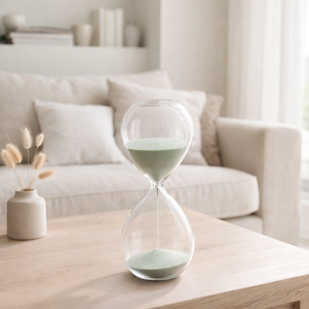 J -line Sourceau - Verre / Sable - Blanc - Medium en situation