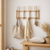 J -Liline Coat Rack Ellen 6 talons - Jute - Natural en situation