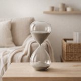 J -line Hourglass - Verre / Sable - Gray - Medium en situation
