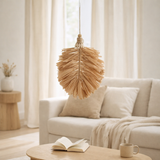 Suspension J-Line Feuille - bois - naturel en situation