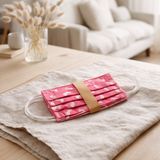 J -line Sac de 7 motifs de masques en bouche - Coton - rose en situation