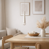 Suspension J-Line Pearl - plastique - blanc - grand en situation