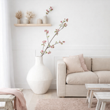 J -line Vase Chad - Paper Mache - blanc - Extra Large - 90 cm de haut en situation