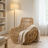 J-Line zetel Ana - rotan - naturel en situation