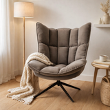 J-Line chaise Relax Coussin sur structure - textile/métal - gris en situation
