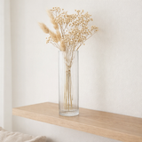 J-Ligne de cylindre en vase - Verre - Transparent - Moyen - 30 cm de haut en situation